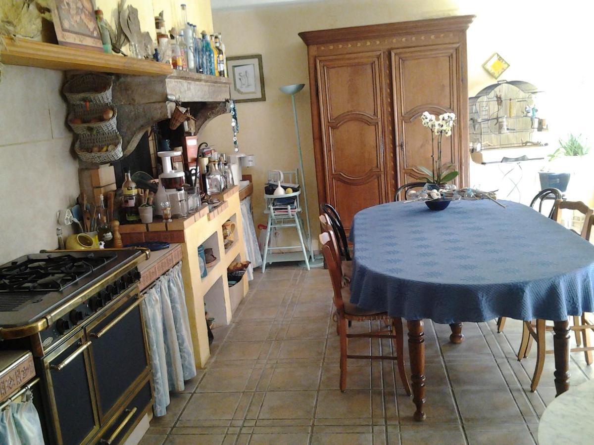 Les Hibiscus Acomodação com café da manhã Saint-Jean-le-Centenier Exterior foto
